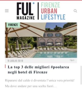 Ful Magazine - La top 3 delle migliori #poolarea negli hotel di Firenze