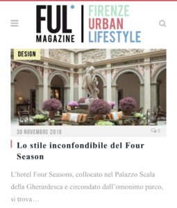 Ful Magazine - Lo stile inconfondibile del Four Season