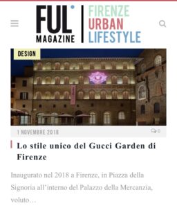 Ful Magazine - Lo stile unico del Gucci Garden di Firenze